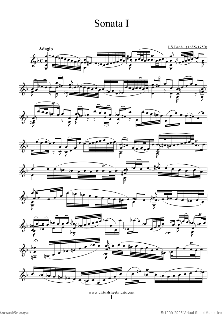 bach sonata 1